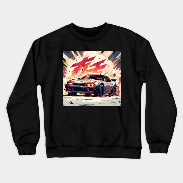 JDM CAR ACTION 2 Crewneck Sweatshirt by Neon Dream